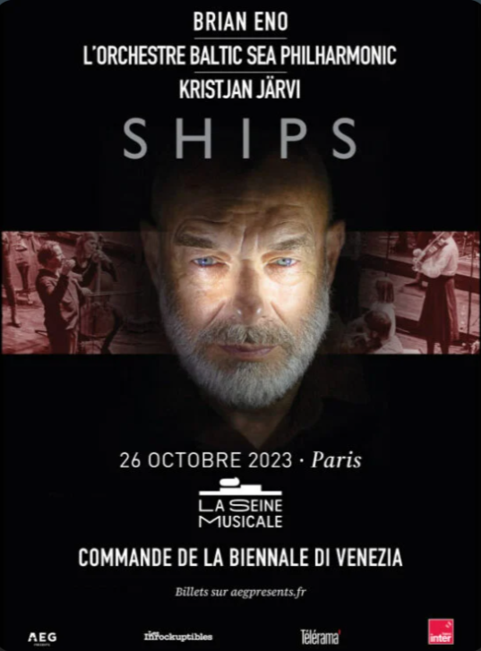 Brian Eno and The Baltic Sea Orchestra – 2023/10/26 – Paris la Seine Musicale