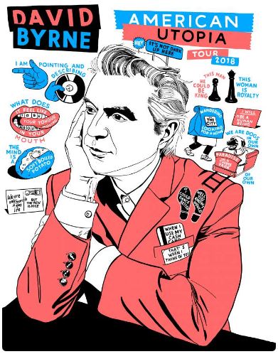 David Byrne « American Utopia » – 2018/07/03 – Paris la Philharmonie