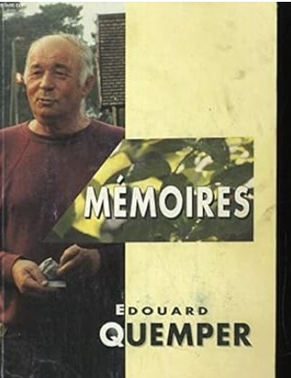 QUEMPER Edouard, &lsquo;Mémoires&rsquo;.