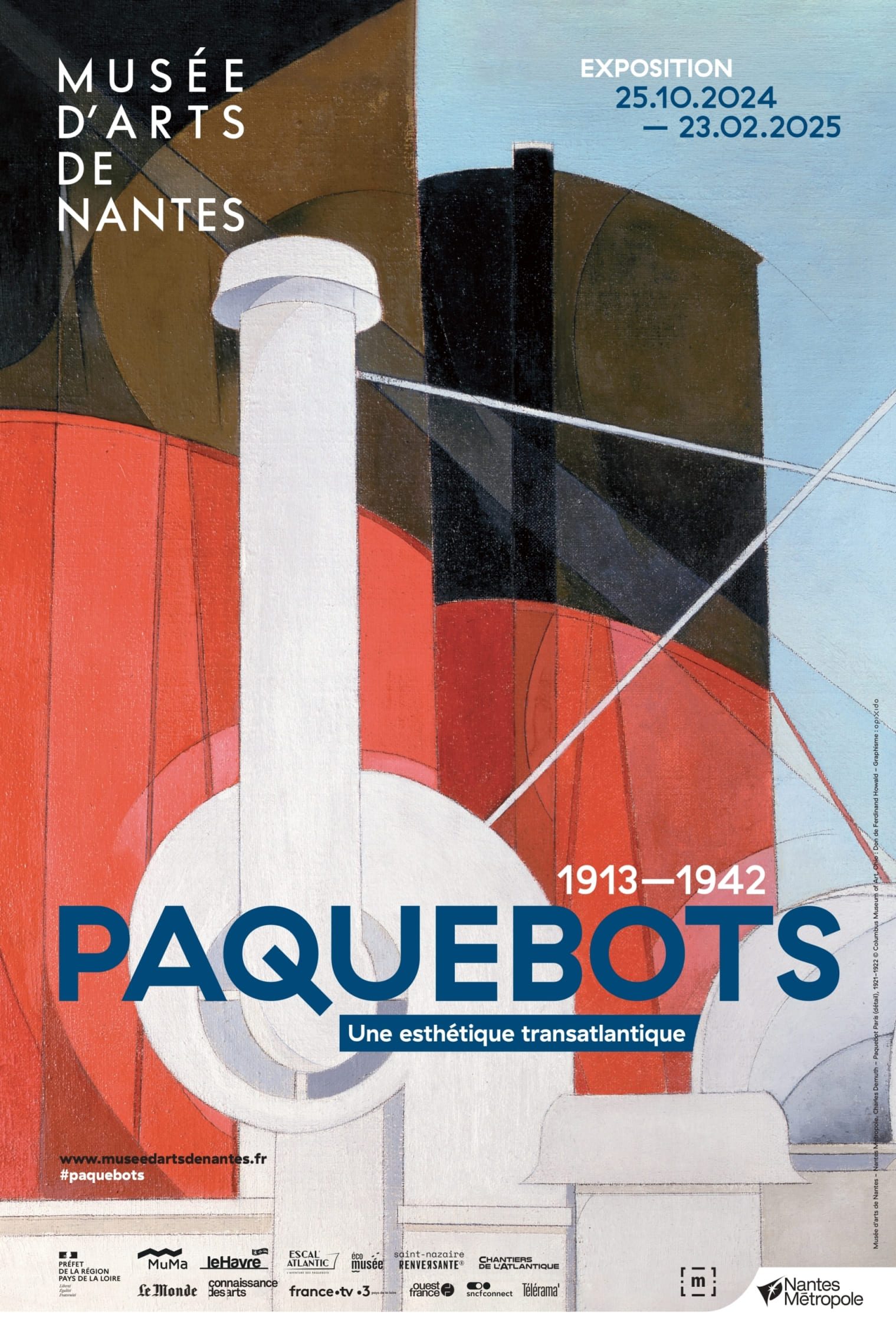 « Paquebots 1913-1942, une esthétique transatlantique » au musée d’Arts de Nantes