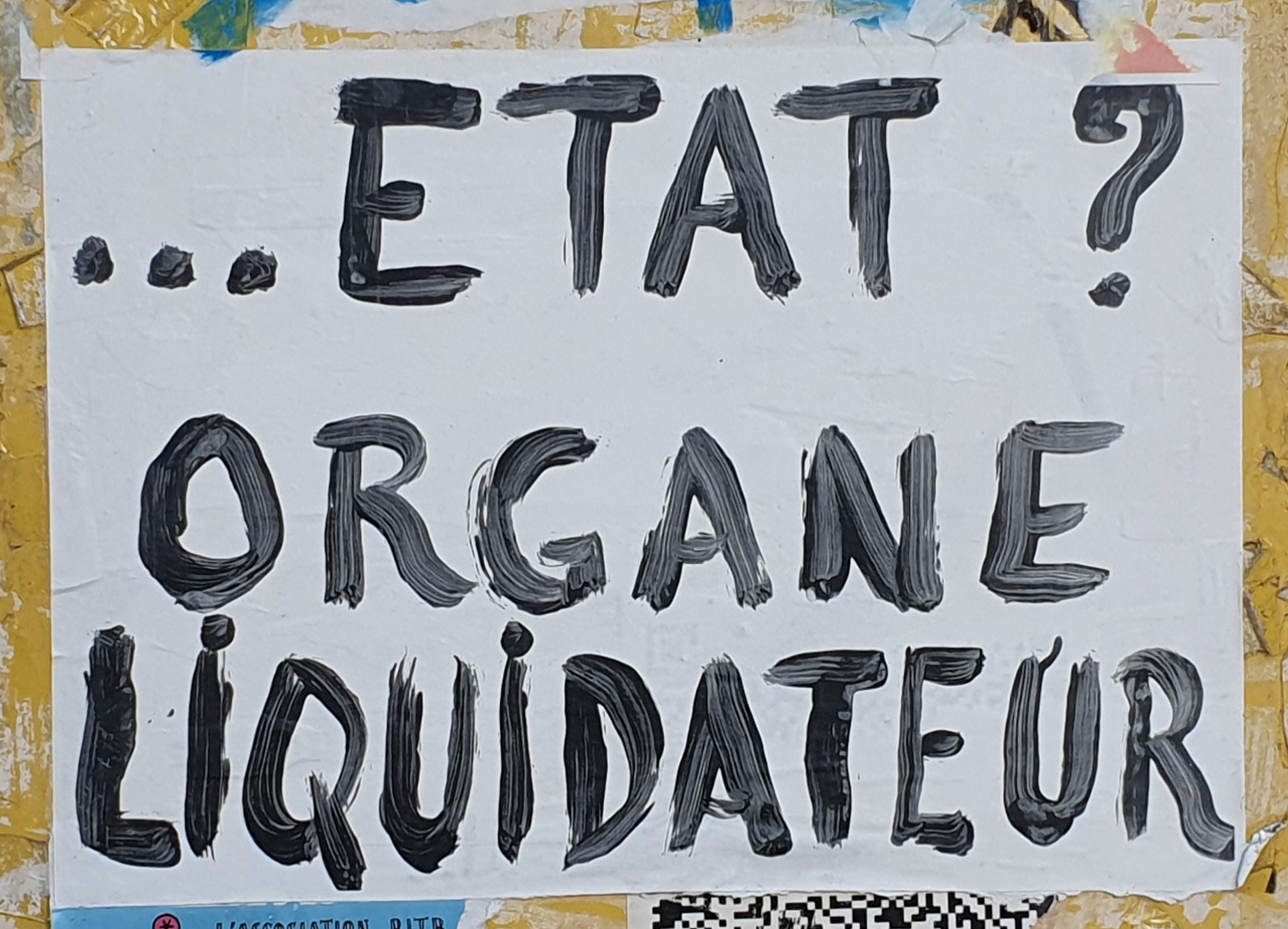 Un peu d’actualité des rues