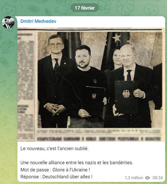 Dmitri Medvedev tout en subtilité